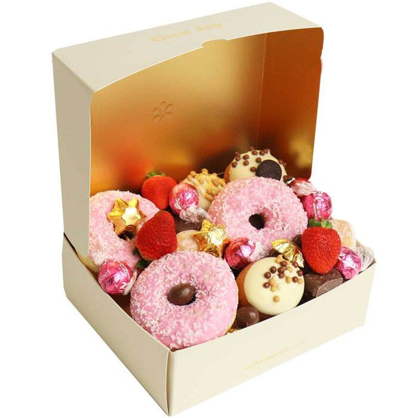 Berry Dessert Box Donut Gifts Dessert Gift Boxes Edible Blooms
