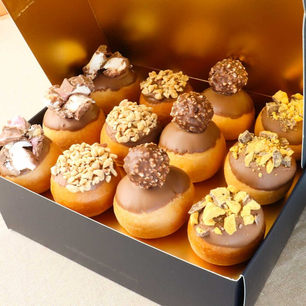 Chocolate Donut Gift Box Celebration Birthday Box Donut Gift Box