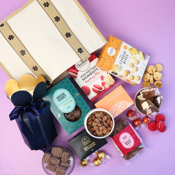 Gourmet Tote | Gift Baskets | Chocolate Gift Ideas – Edible Blooms New ...