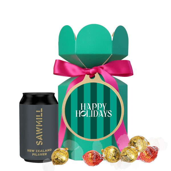 Christmas Craft Beer Gift Box Mini Gift Baskets Chocolate Gift