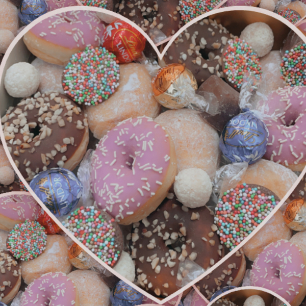 Happy Birthday Donut Treat Gift Box Donut Gifts Birthday Gifts