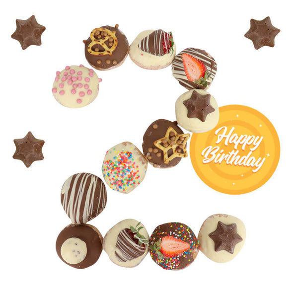 Custom Number Flavoured Donut Surprise Birthday Cake Donut Cakes