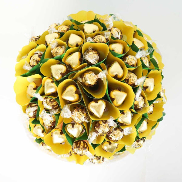 Sunflower Bouquet Large Chocolate Bouquets Give Joy Edible Blooms