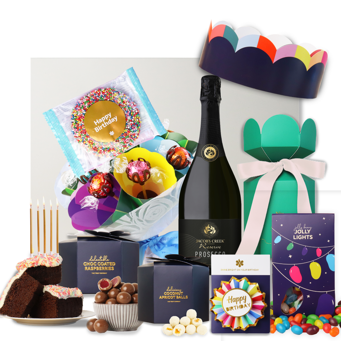 Best Birthday in a Box Sparkling Gift Hamper | Gift Baskets | Gifts for ...