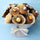 Chocolate & Caramel Donut Flower Bouquet