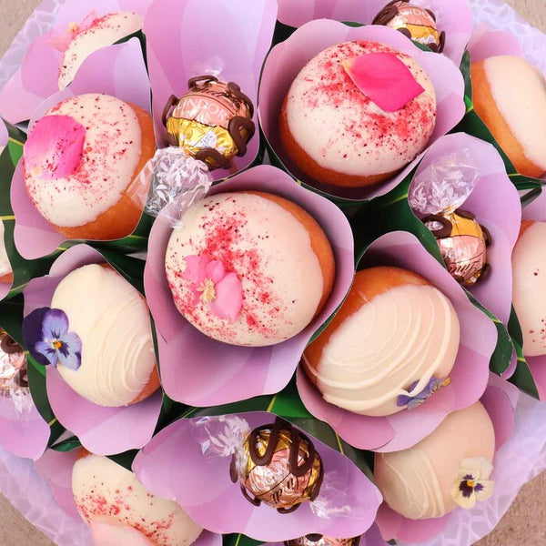 Flower Donut Bouquet Medium Donut Gifts Gift Ideas Birthday Gifts