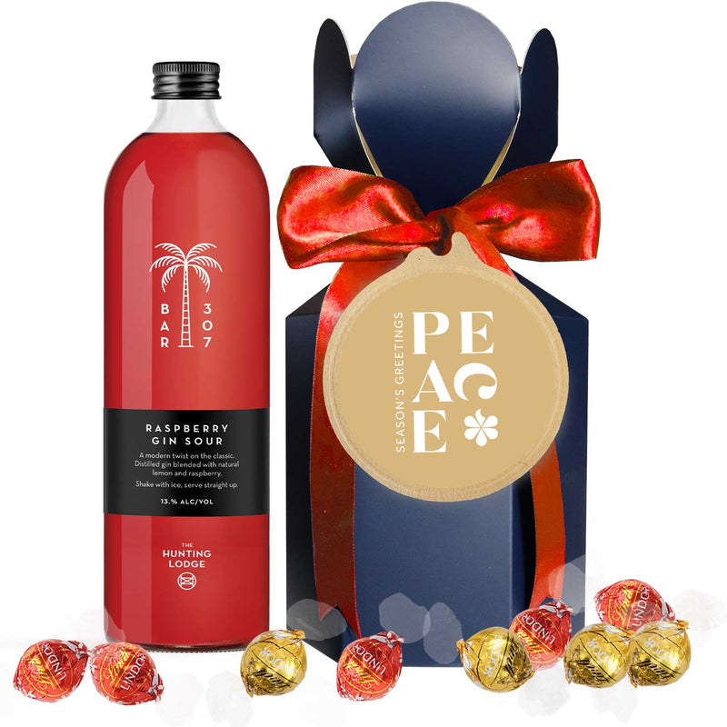 Christmas Raspberry Gin Bloom Gift Box