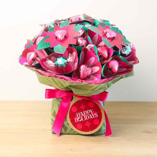 Poinsettia Chocolate Bouquet