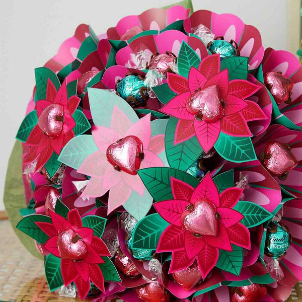 Poinsettia Chocolate Bouquet