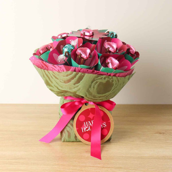 Poinsettia Chocolate Bouquet