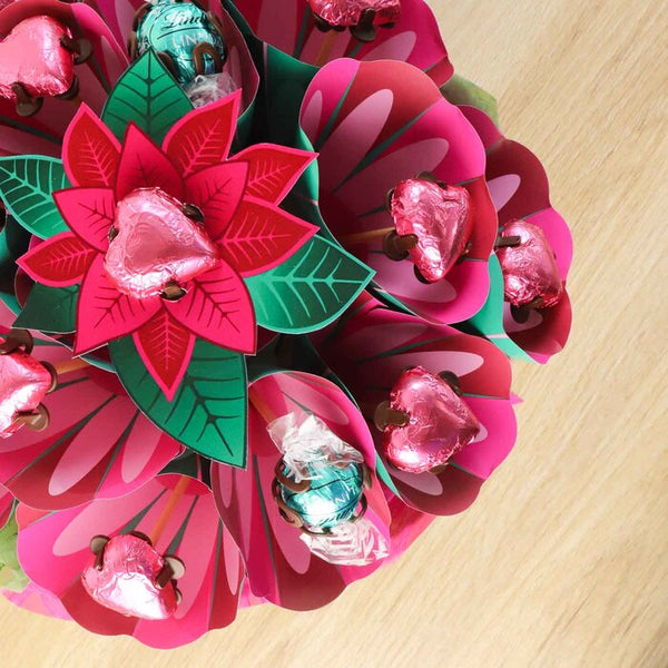 Poinsettia Chocolate Bouquet