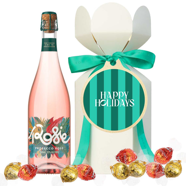 Sparkling Rose Christmas Gift Box