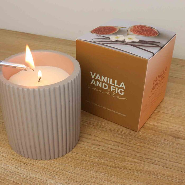 Vanilla & Fig scented candle