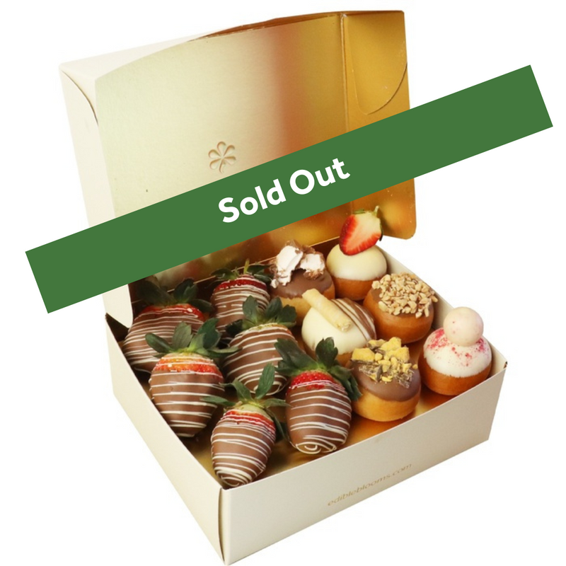 Gourmet Donut and Strawberry Gift Box