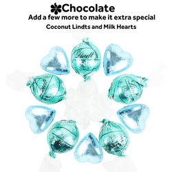 Coconut Lindt Balls and Blue Hearts (Extra)