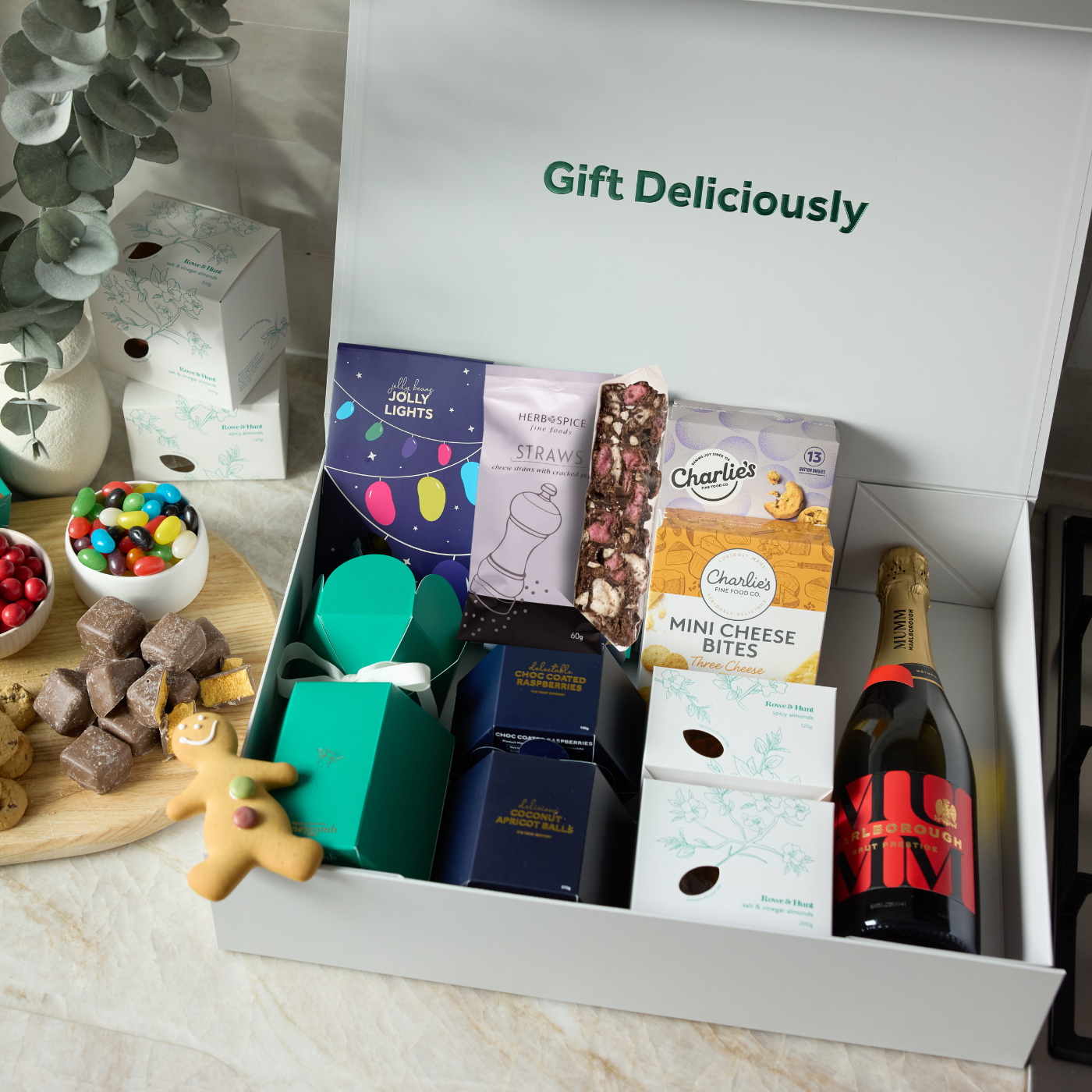 Sparkling Christmas Gift Tower | Edible Blooms – Edible Blooms New Zealand