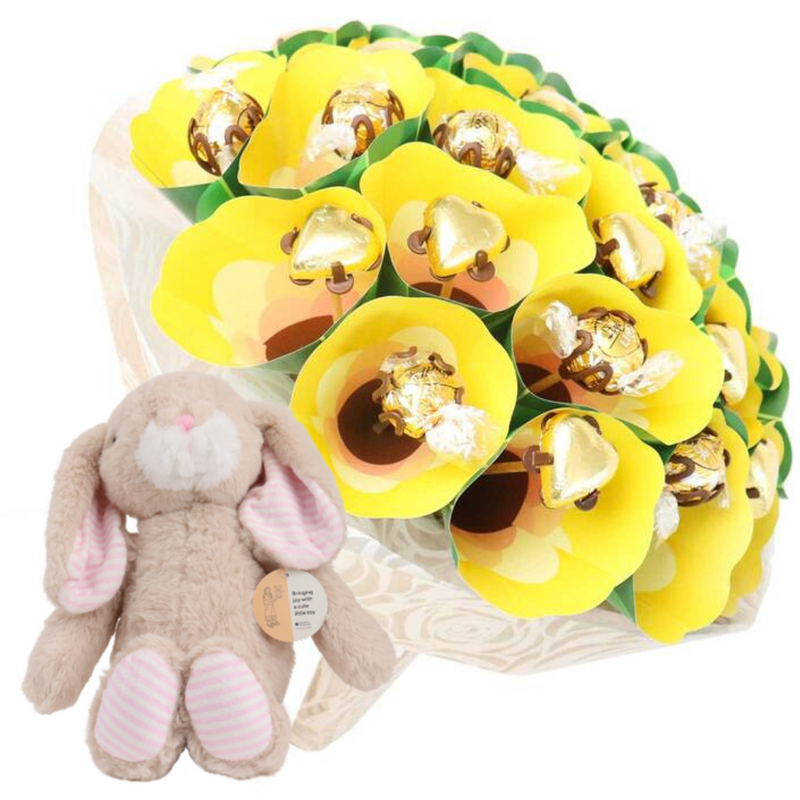 Sunshine Chocolate Bouquet and Bunny