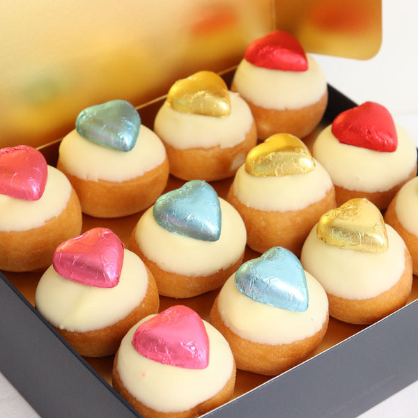 Rainbow Donut Gift Box Donut Gifts Gift Box Ideas Edible Blooms