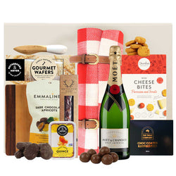 Everything but the Cheese Luxury Hamper with Moet