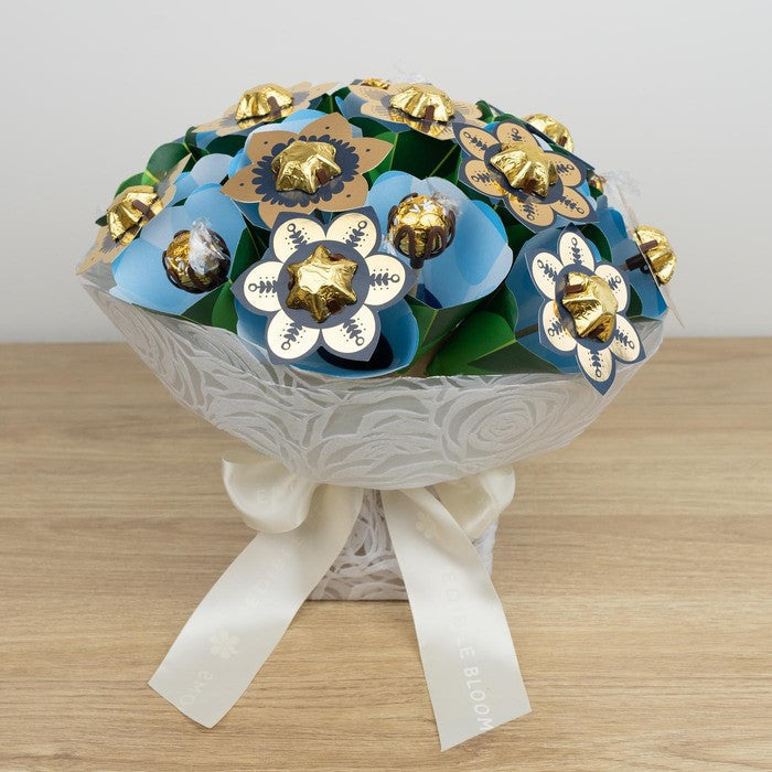 Starry Night Bouquet Grand and Teddy Bear